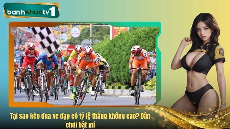 Tại sao kèo đua xe đạp có tỷ lệ thắng không cao? Dân chơi bật mí